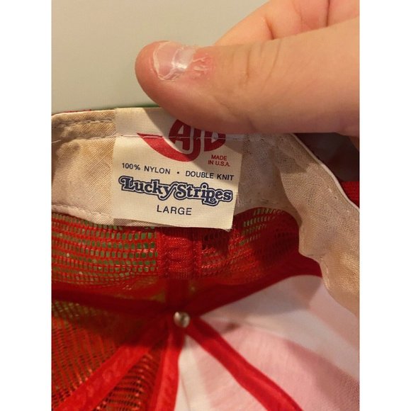 Vintage Indiana Hoosiers hat cap snap back basketball mens lucky stripes AJD - Picture 8 of 8